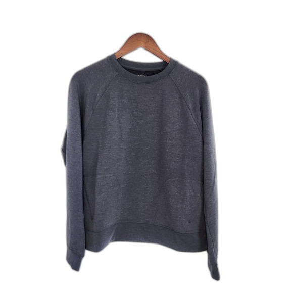 Ministry of Supply Tops - Ministry of Supply Women's Gray Fusion Terry Wool Blend Sweatshirt Size M, NWT